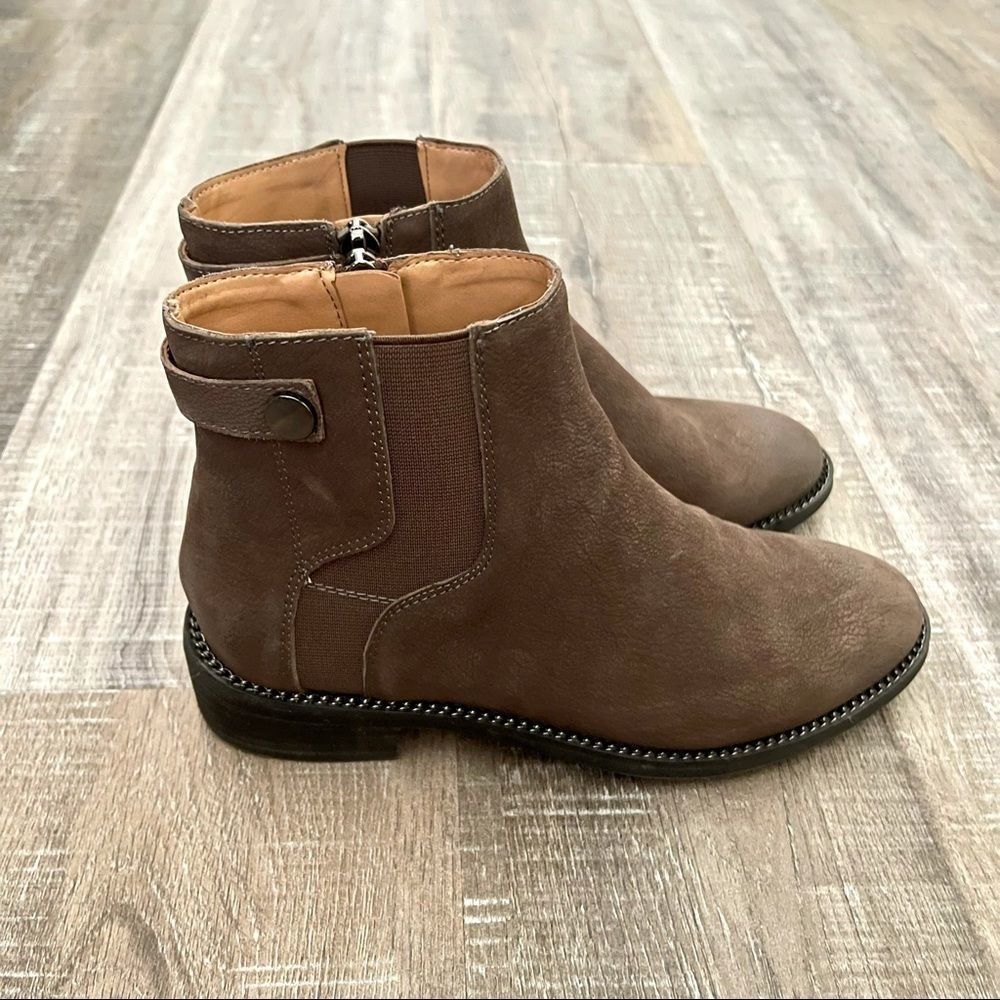 Franco Sarto brown leather booties - Picture 4 of 6